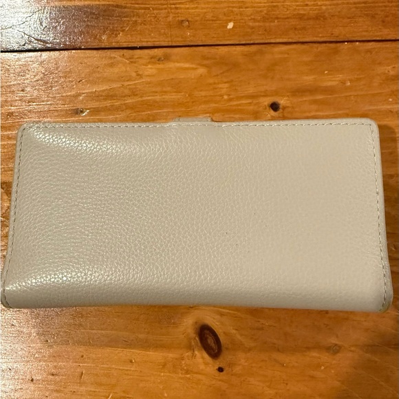 Quince Italian Leather Bifold 2-in-1 Wallet in Taupe - Picture 2 of 6